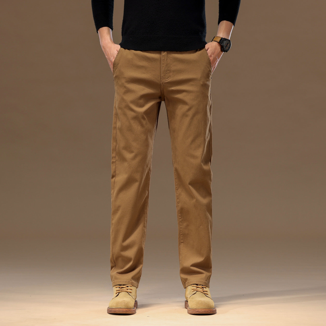 Men's Loose Straight Casual Trousers
