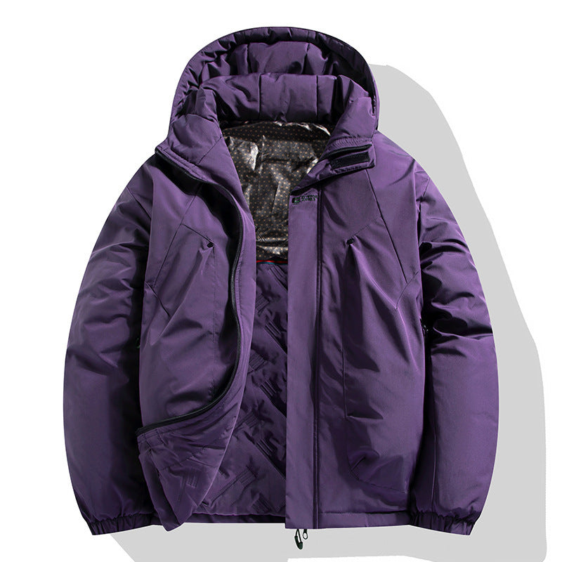 Warm men cotton-padded coat