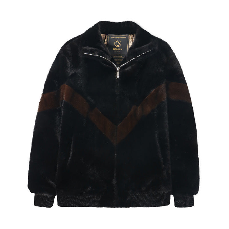 Autumn warm Men Fur Thick