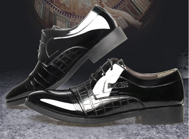 Italian crocodile skin Men Leather shoes