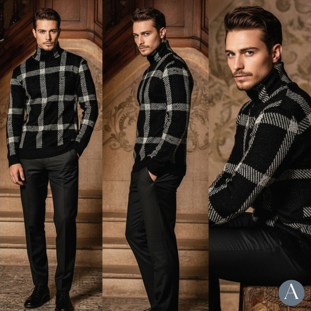 Men's striped casual jacket