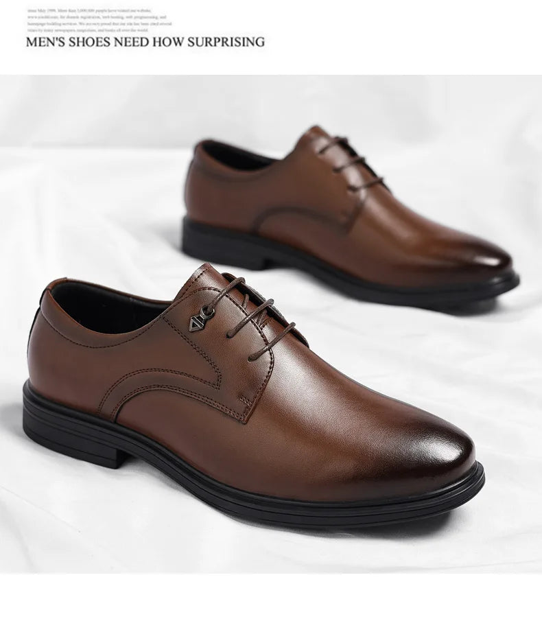 Formal business men leather shoes