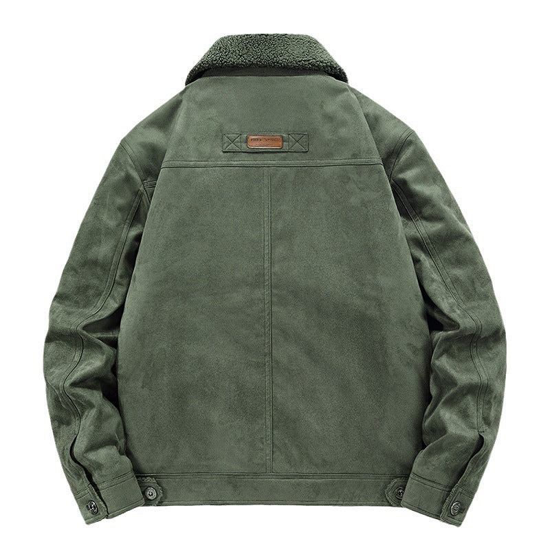Autumn And Winter New Men's Deerskin Jacket