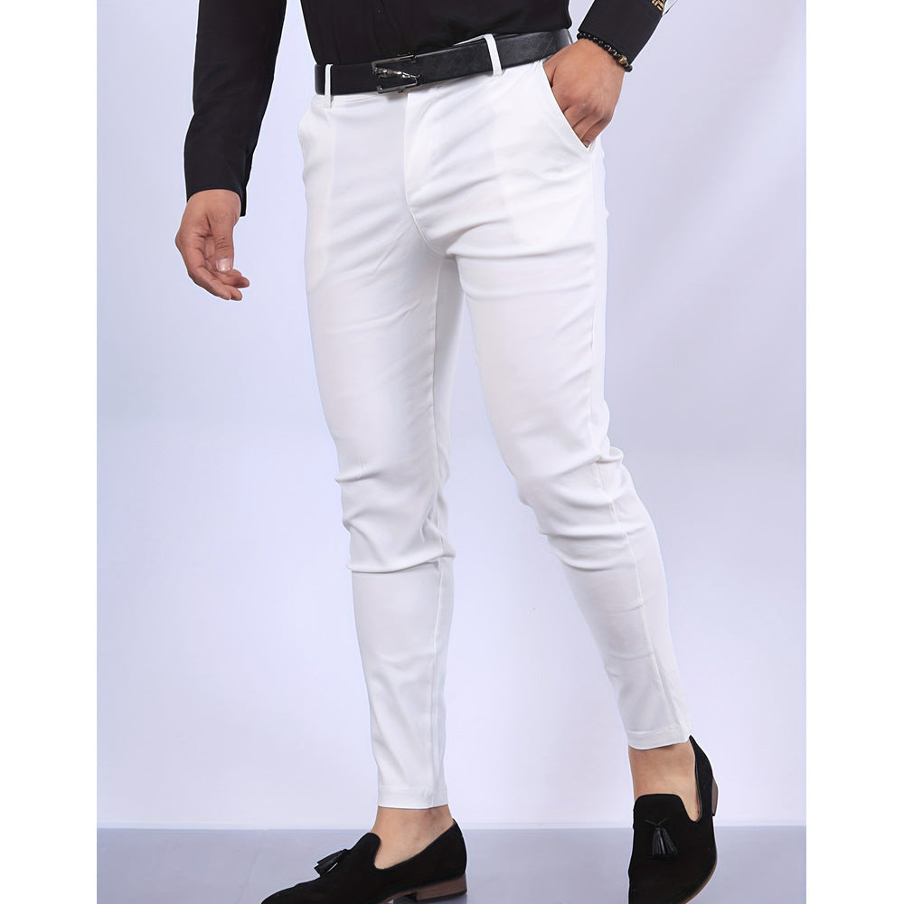 Men's Solid Casual Pants