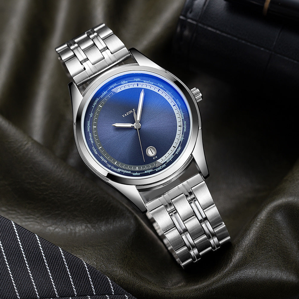 YAZOLE Luxury Metal Men Watch