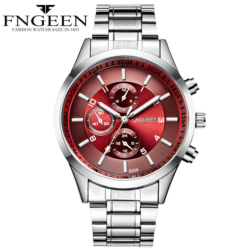 Casual Swiss men watch