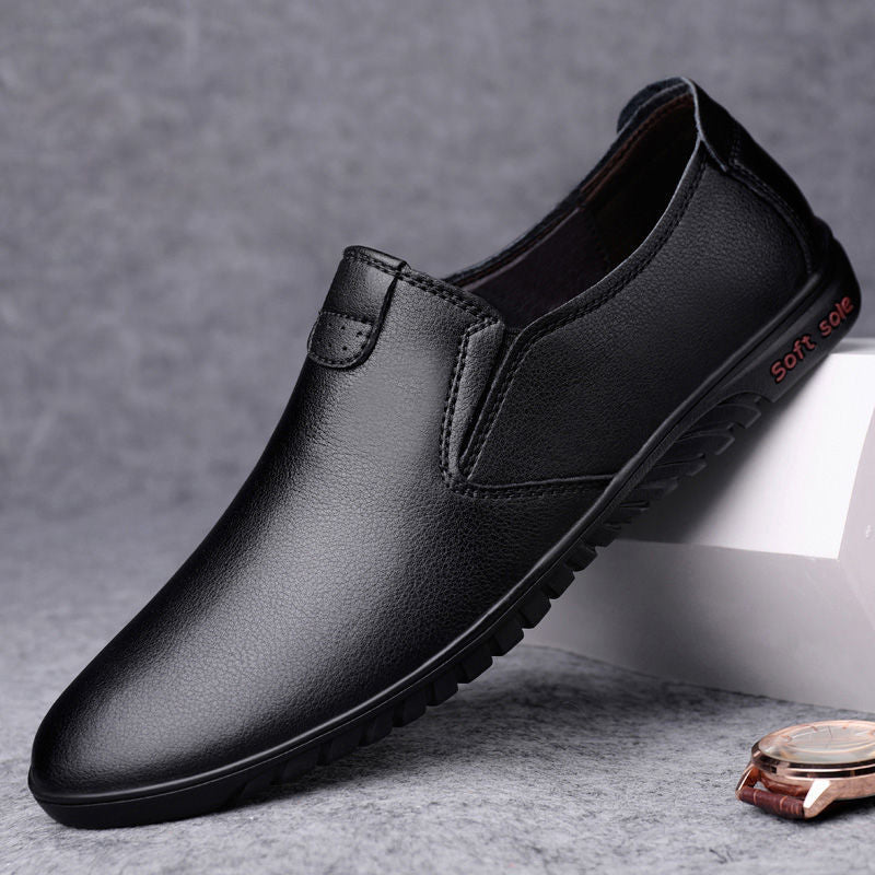 Men casual leather shoes