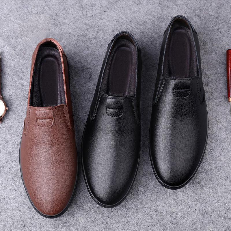 Men casual leather shoes