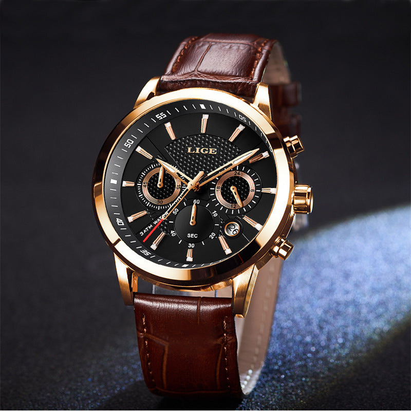 Premuim men mechanical Quartz Luxe Watch