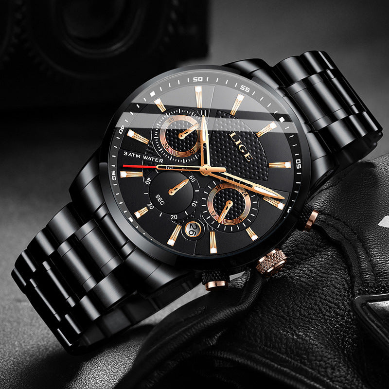 Premuim men mechanical Quartz Luxe Watch