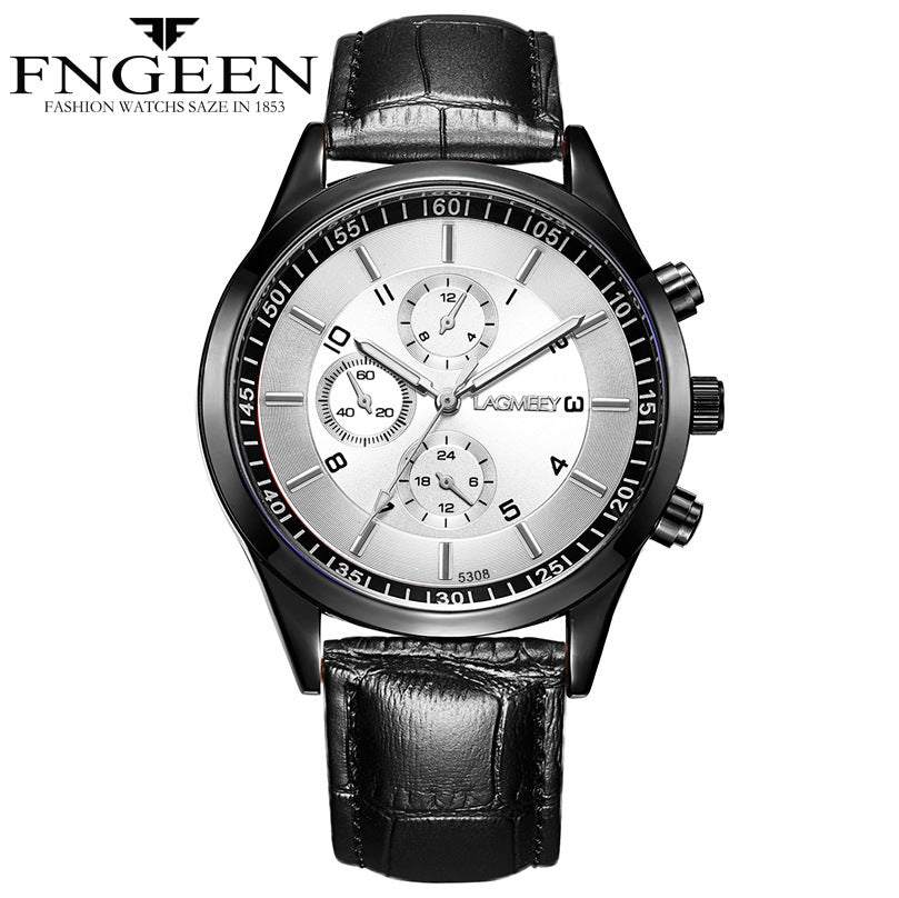 Casual Swiss men watch