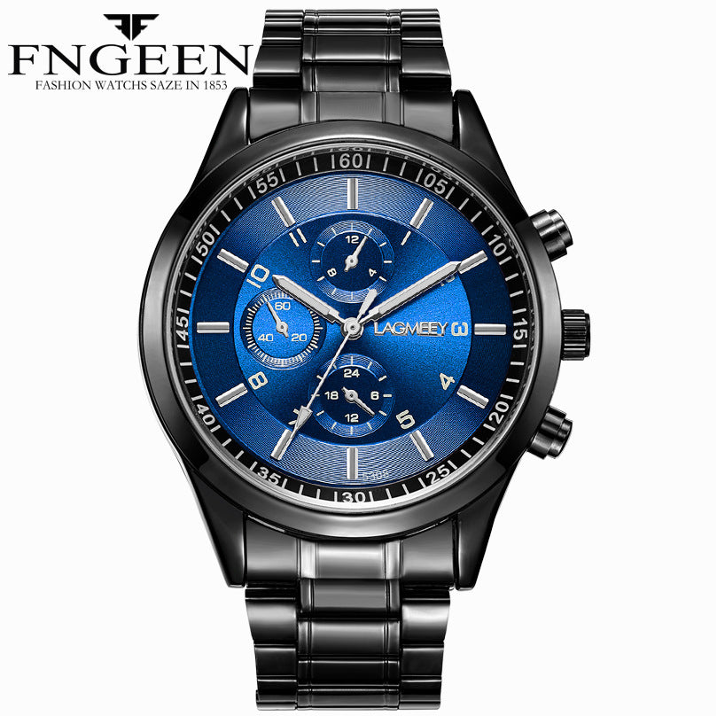 Casual Swiss men watch