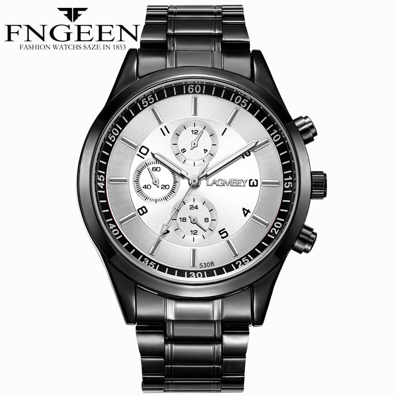 Casual Swiss men watch