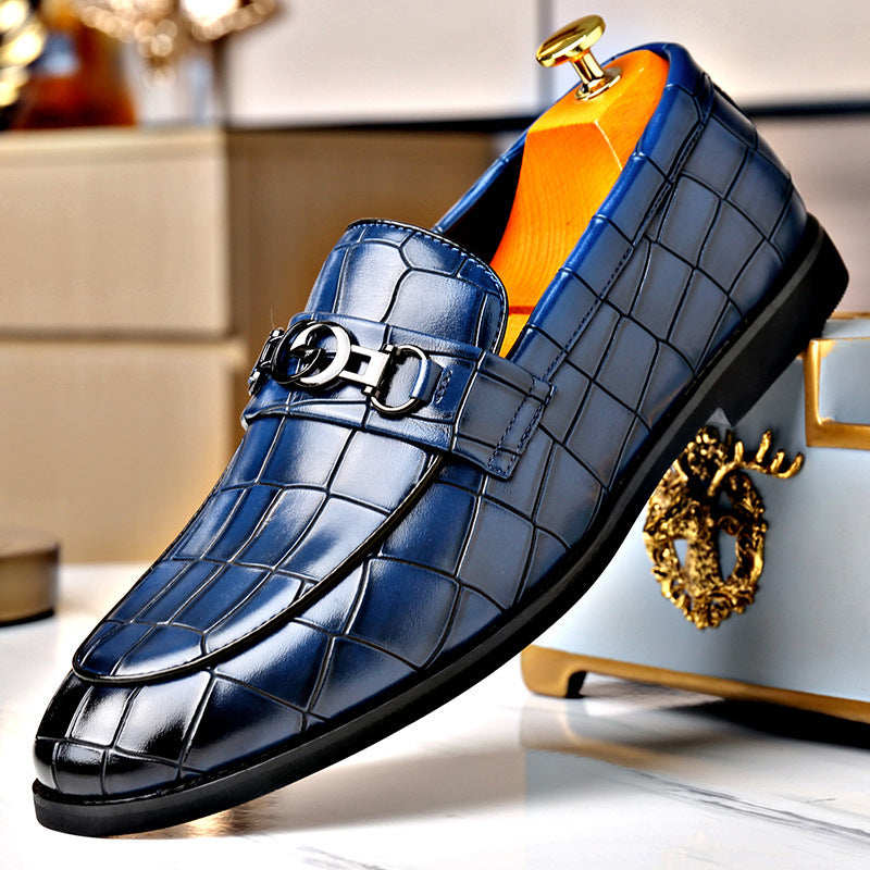 Men Buckle Business Casual Shoes