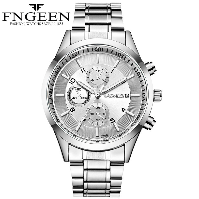 Casual Swiss men watch