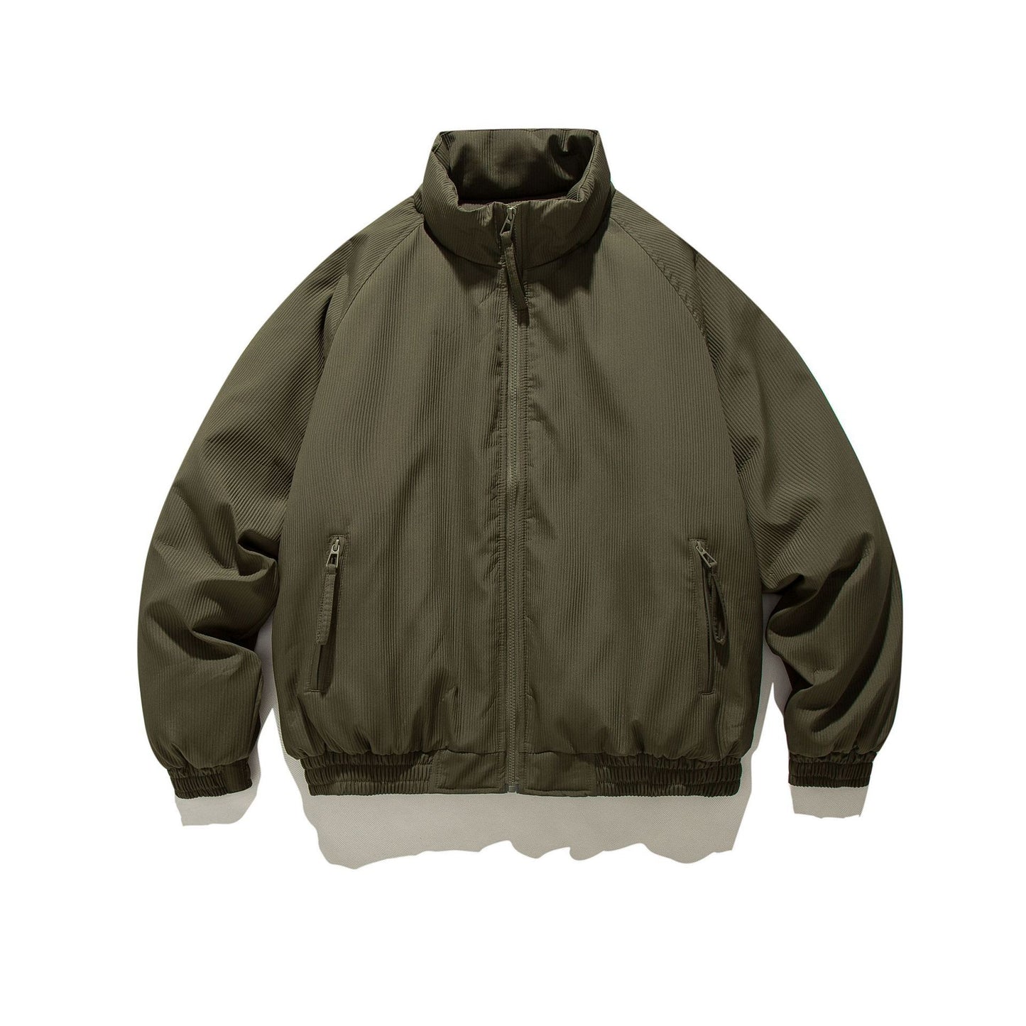 Warm cotton-padded men coat