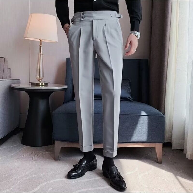 British Style Formal Pants Men
