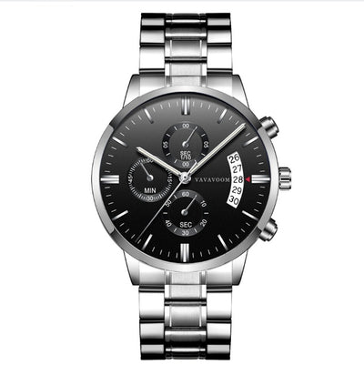 VAVAVOOM Luxury multifunction Metal Men Watch