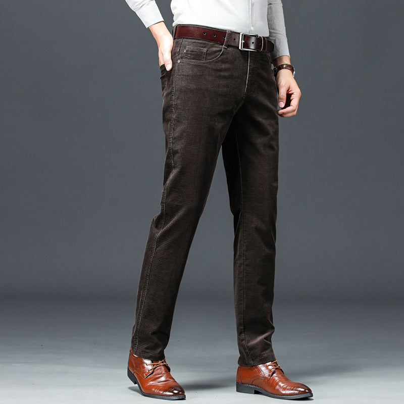 Casual Corduroy Men Pants