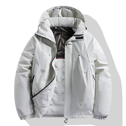 Warm men cotton-padded coat