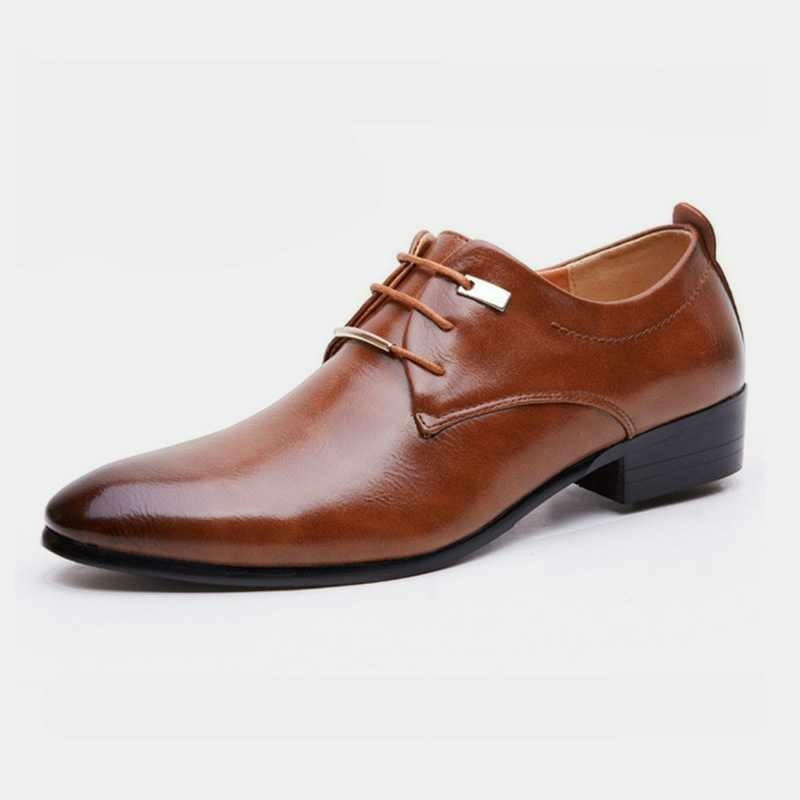 Brogue Class men leather shoes