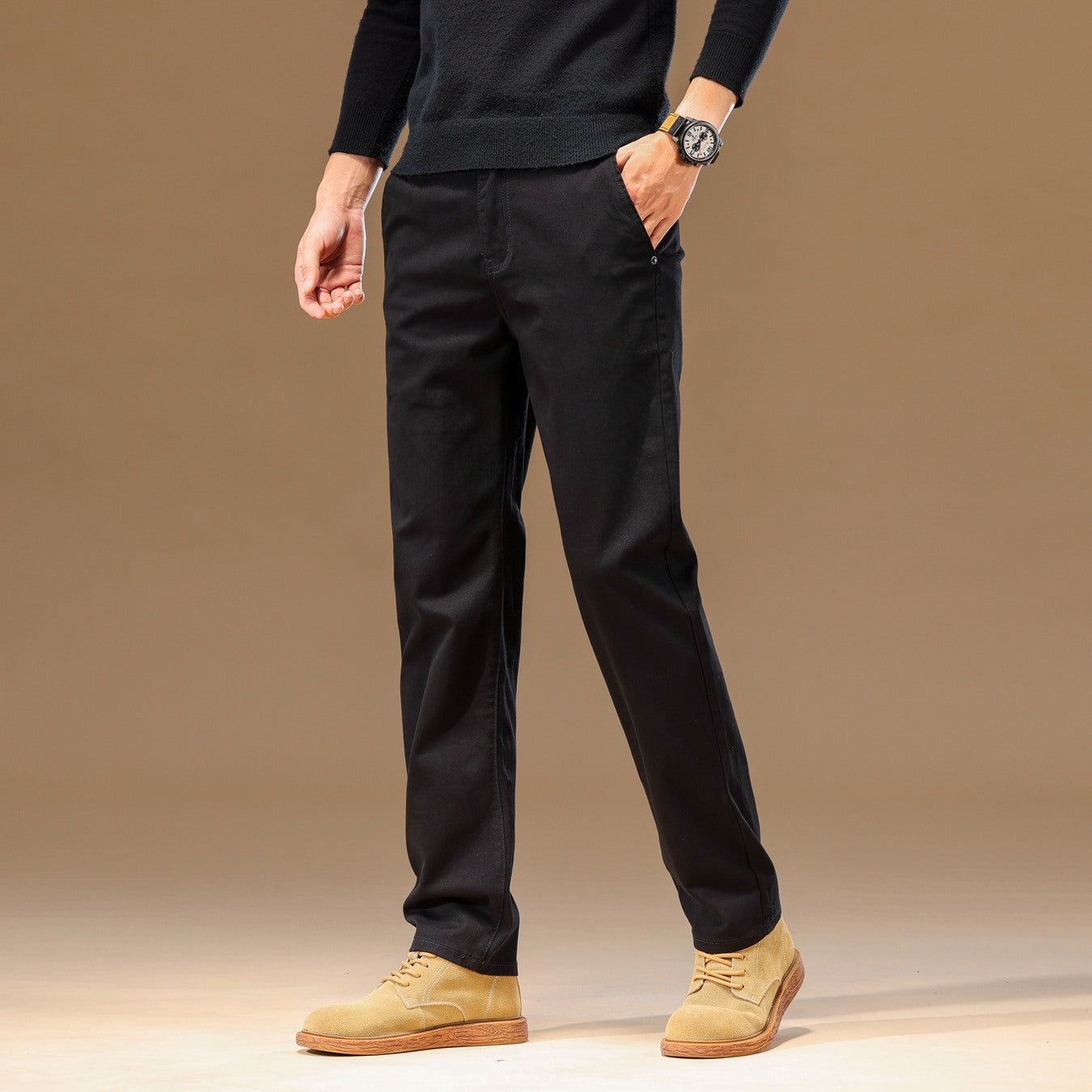 Men's Loose Straight Casual Trousers
