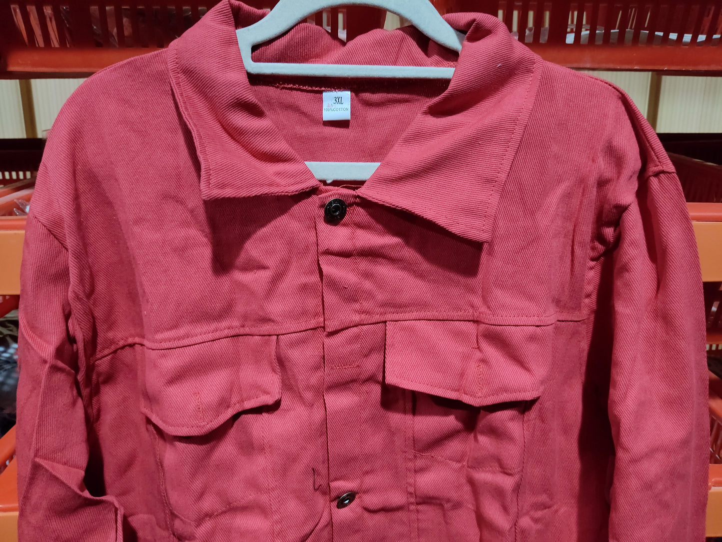 Casual Men Jacket Denim Button Shirt