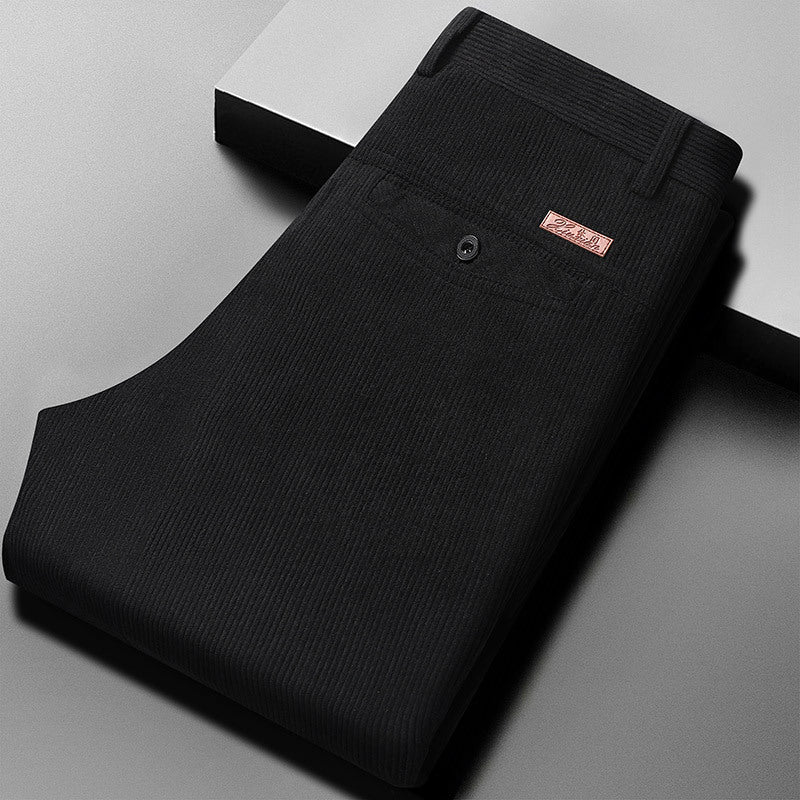 Men Corduroy Business Casual Pants