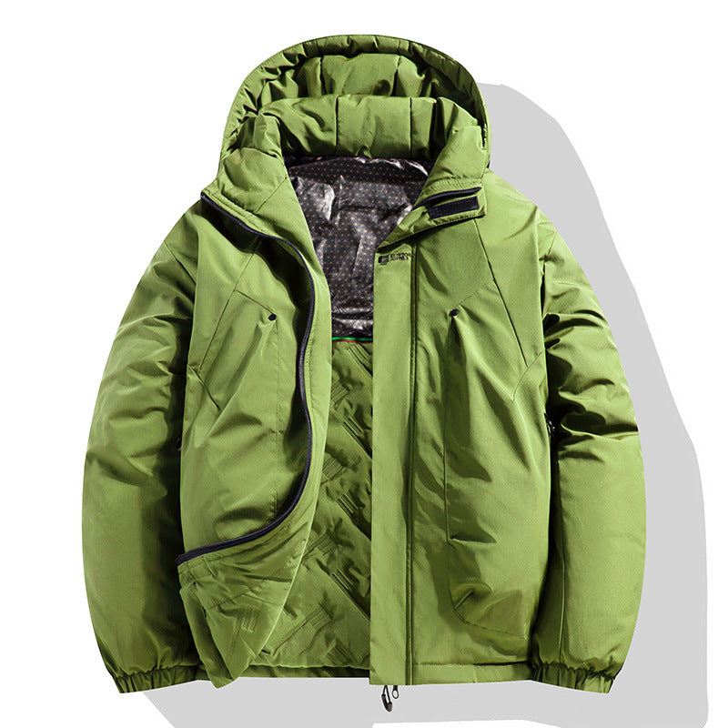 Warm men cotton-padded coat