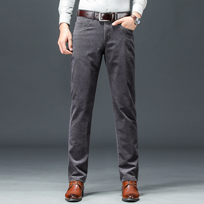 Casual Corduroy Men Pants