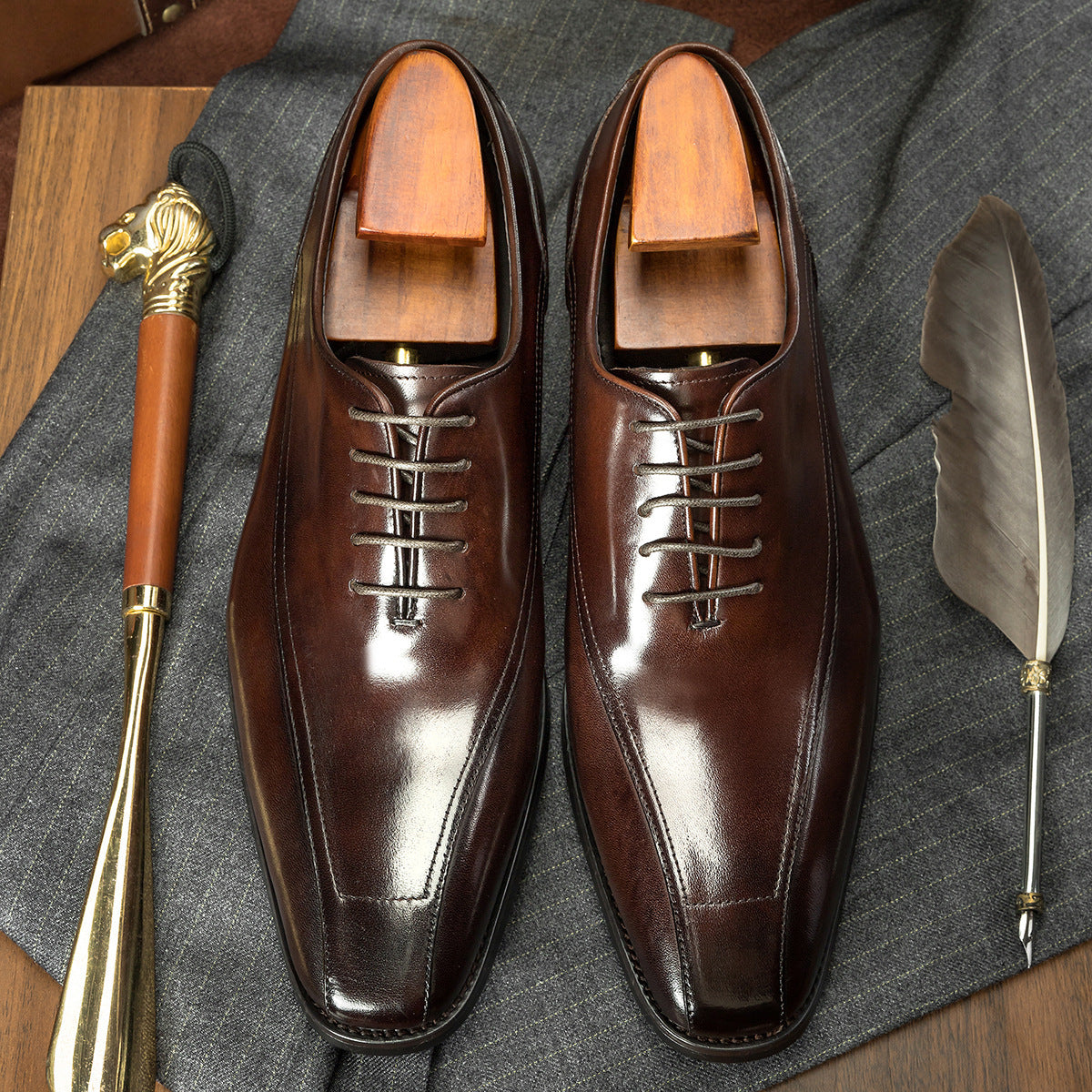 Class Oxford Leather Shoes