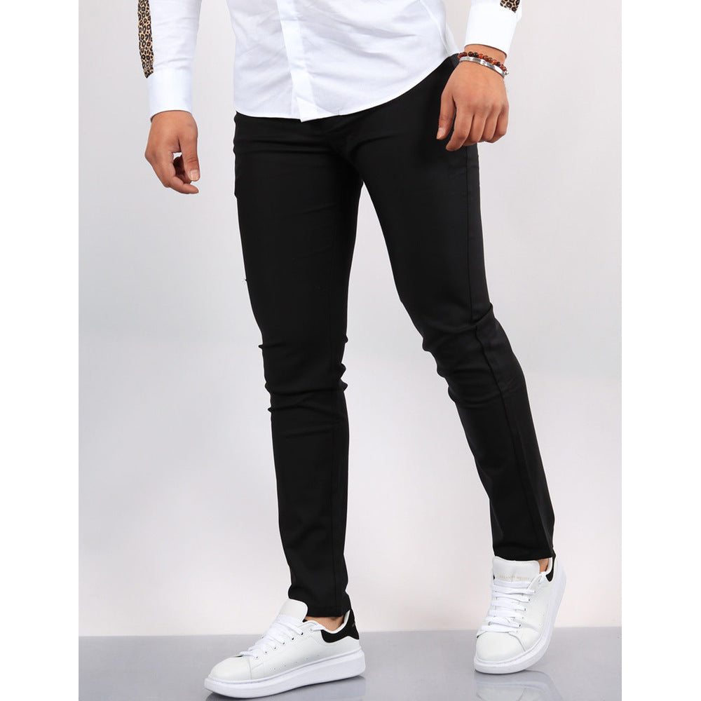 Men's Solid Casual Pants