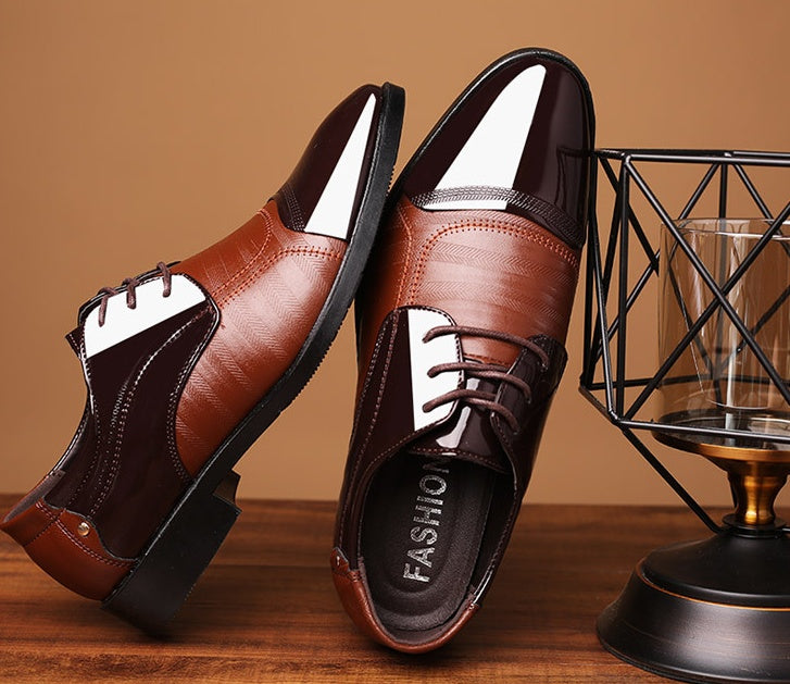 Men Business leather shoes