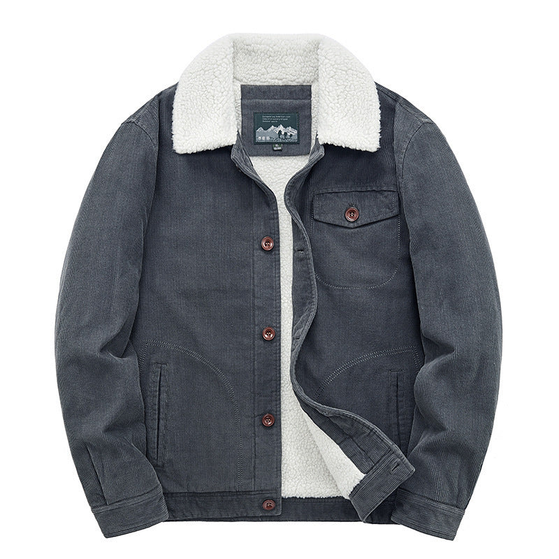 Warm Men Corduroy Jacket