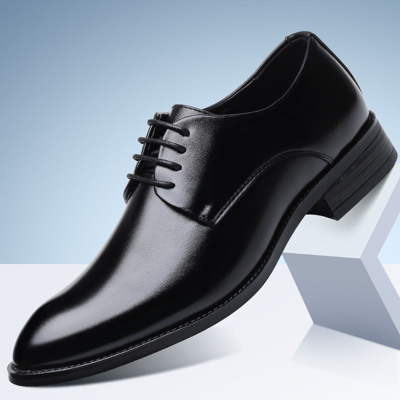 Business casual men leather shoes
