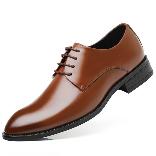 Business casual men leather shoes