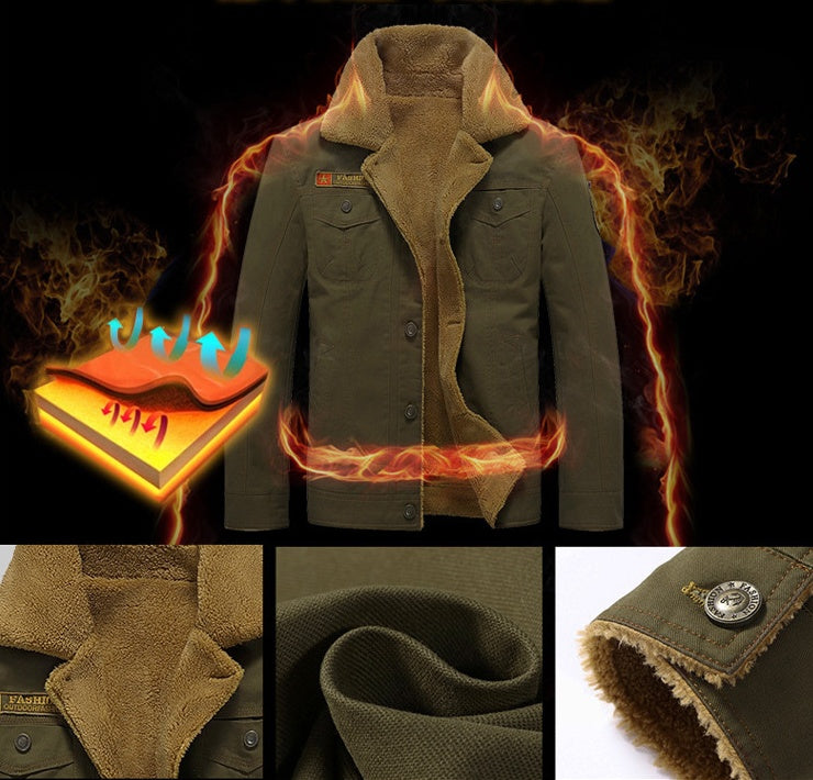 Autumn men Warm Jacket