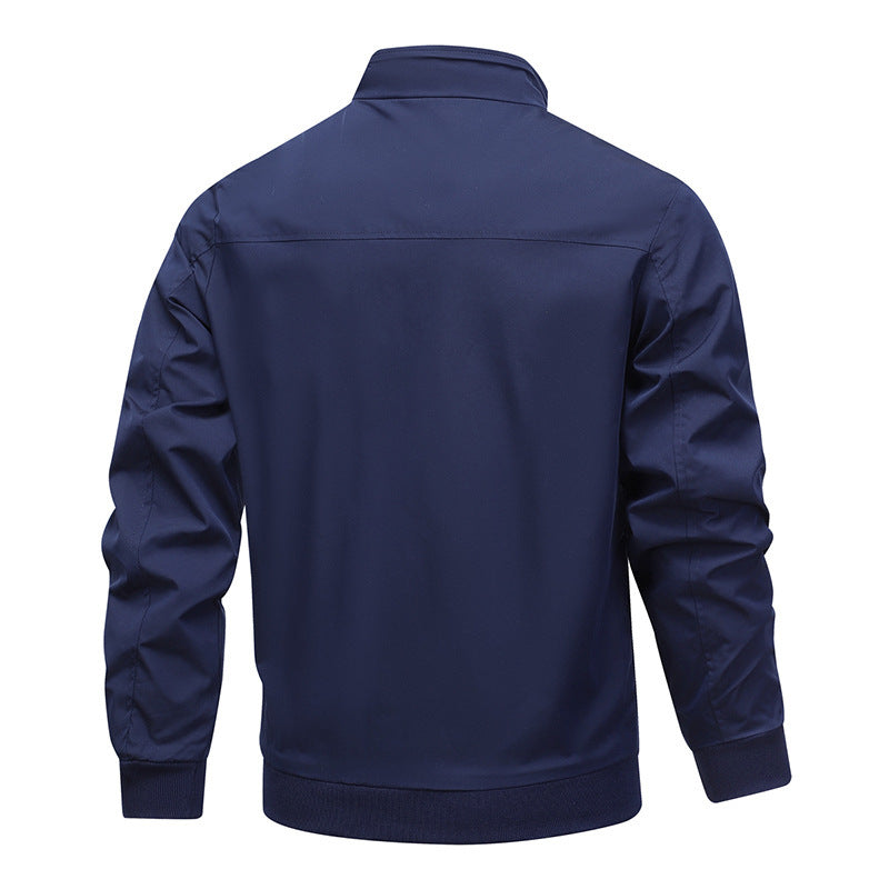 Casual Versatile Baseball Collar Jacket For Men