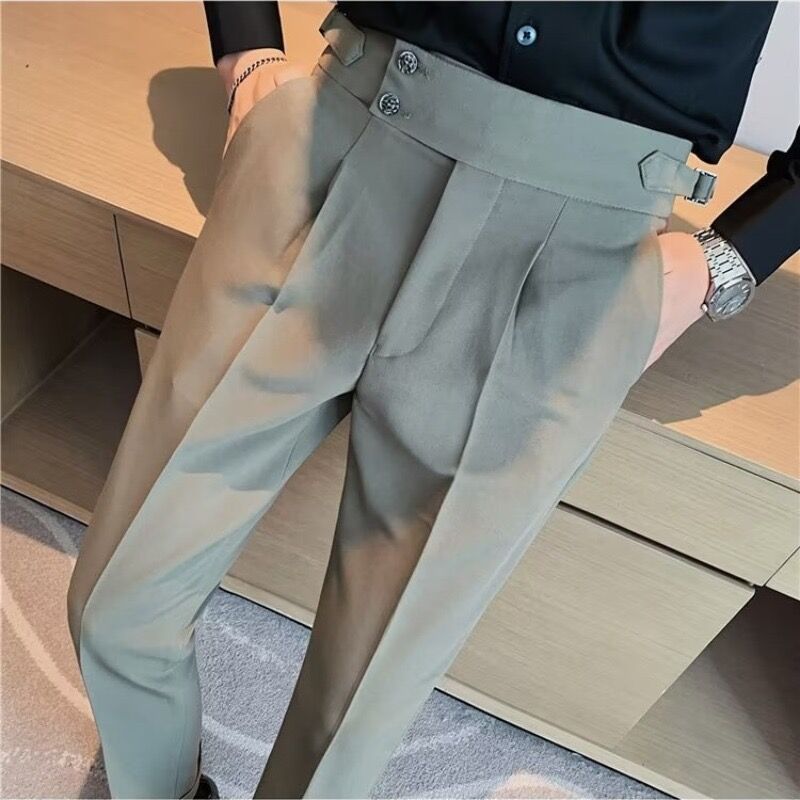British Style Formal Pants Men