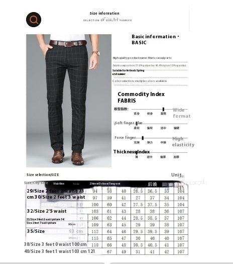 Formal men Casual Pants