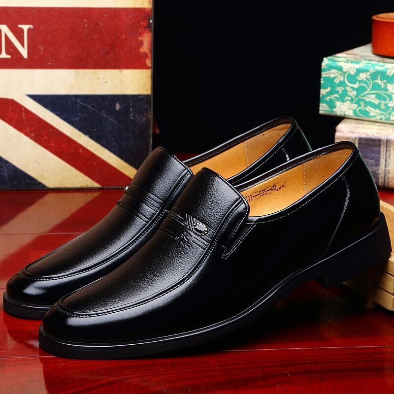 British men leather shoes