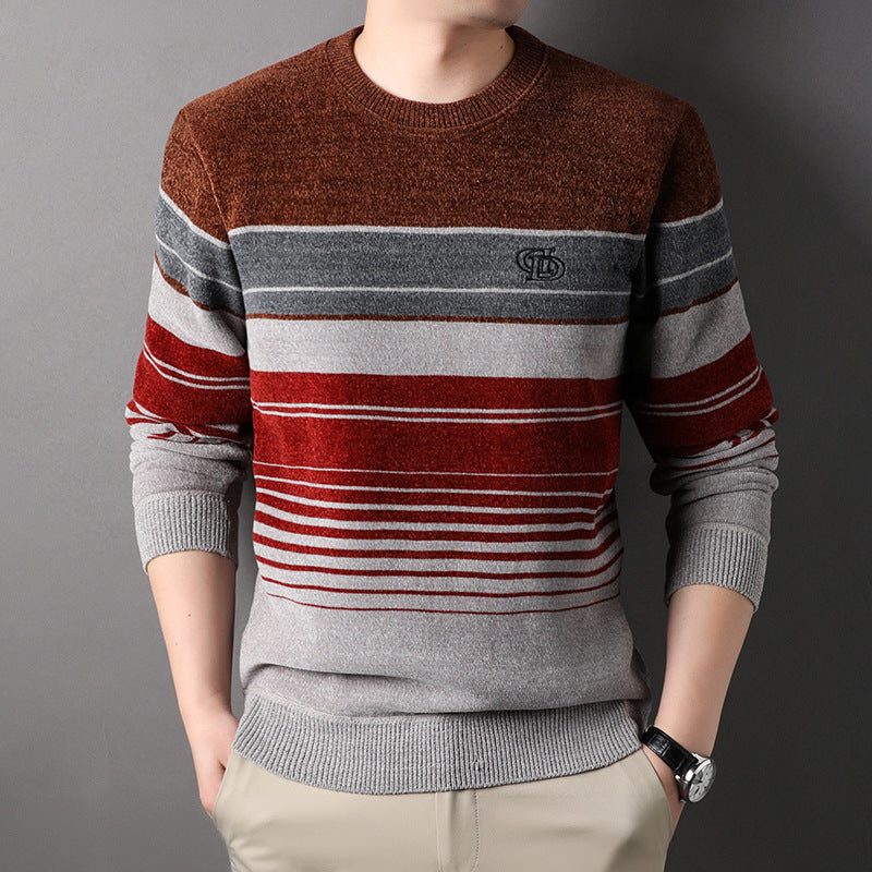 Fleece-lined Thickened Warm men pullover