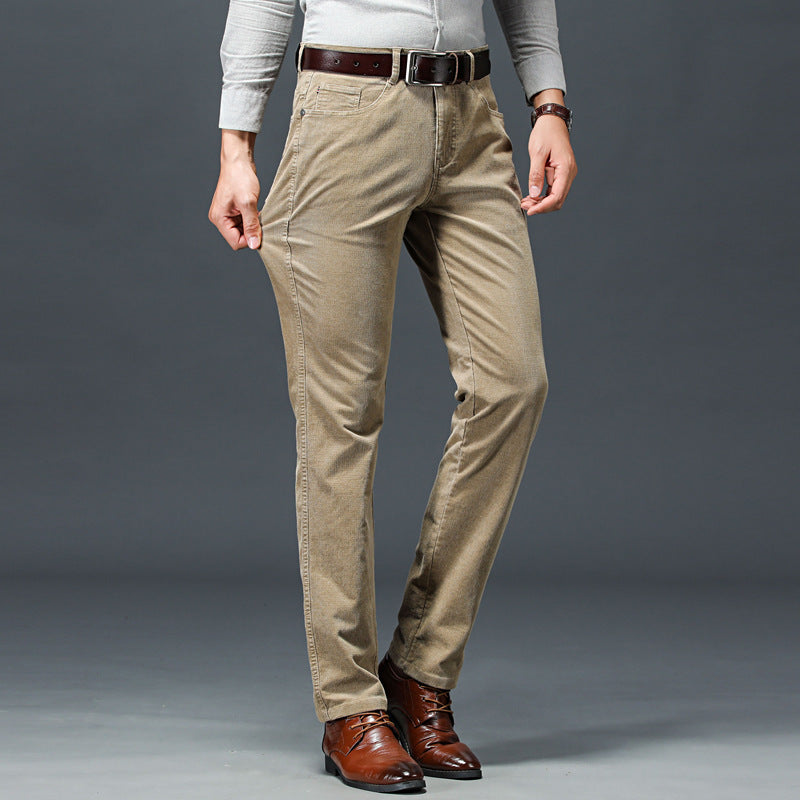 Casual Corduroy Men Pants