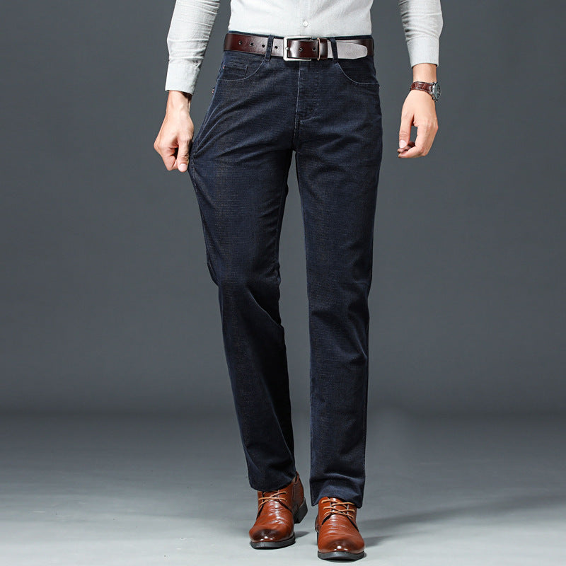 Casual Corduroy Men Pants