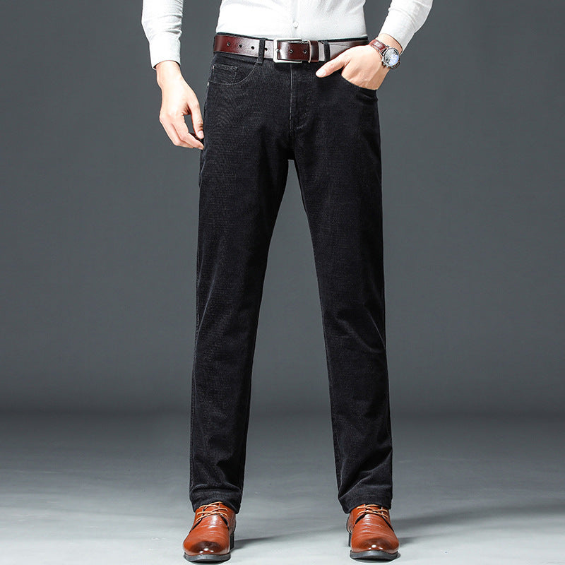 Casual Corduroy Men Pants