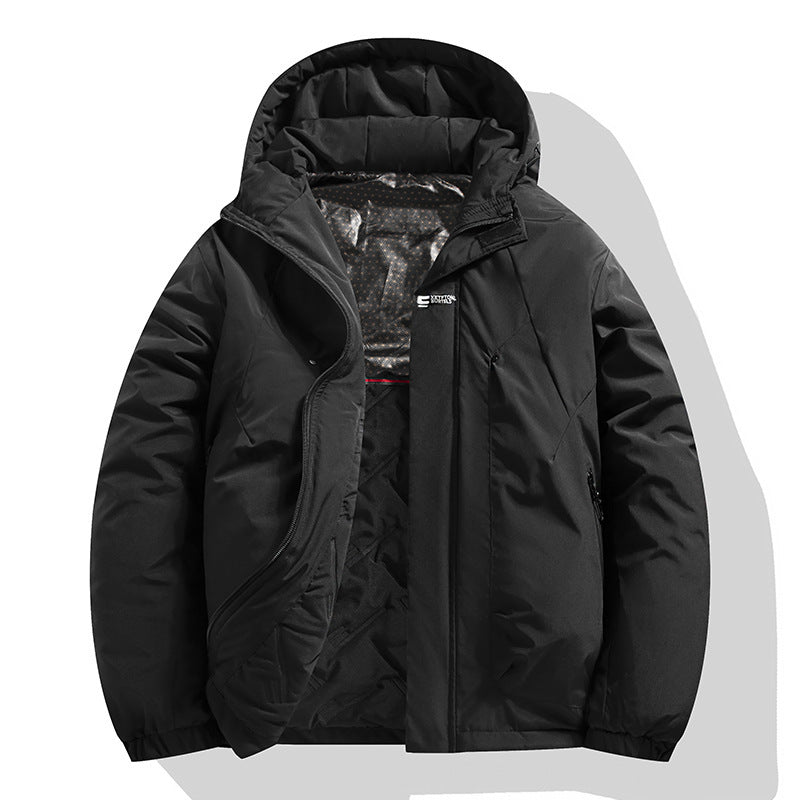 Warm men cotton-padded coat