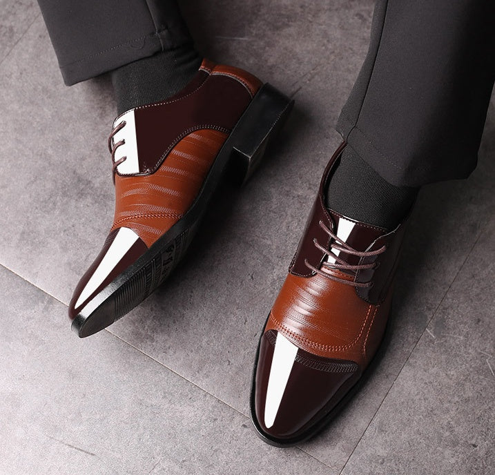Men Business leather shoes