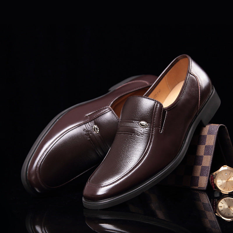 British men leather shoes