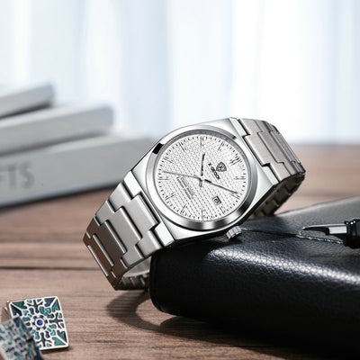 Butterfly Clasp Men's Quartz Swiss Watch