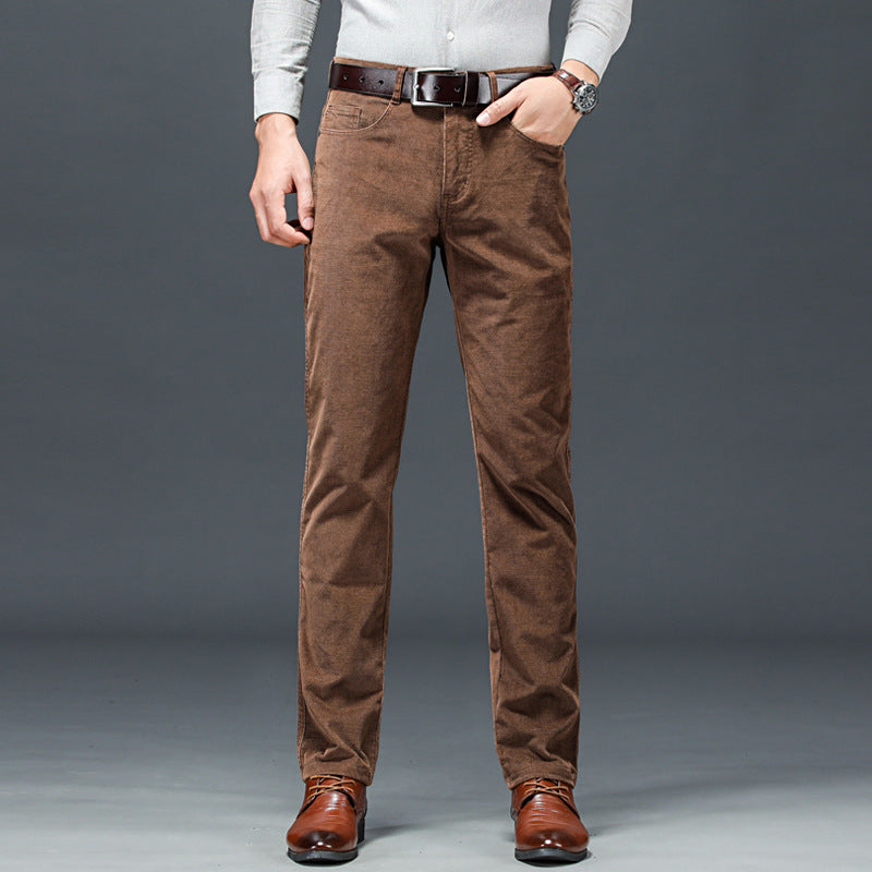Casual Corduroy Men Pants